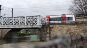 La jeune femme se trouvait dans un train de banlieue quand elle a été agressée (photo d'illustration).