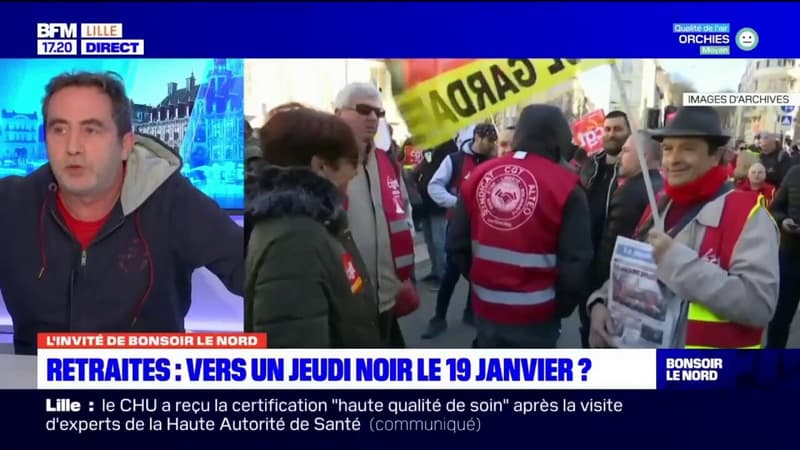 Nord: plusieurs manifestations annoncées le 19 janvier contre la réforme des retraites