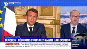 Macron: réunions cruciales avant l'allocution - 12/06