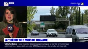 Lyon: début de deux mois de travaux sur l'autoroute A7