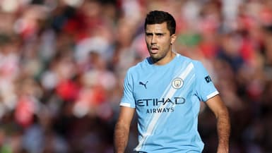 Rodri avec Manchester City en septembre 2025.