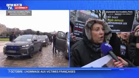 Hommage aux victimes françaises de l'attaque du 7 octobre: "On l'attendait avec impatience, c'est un peu tardif", confie Nina, venue assister à la cérémonie 