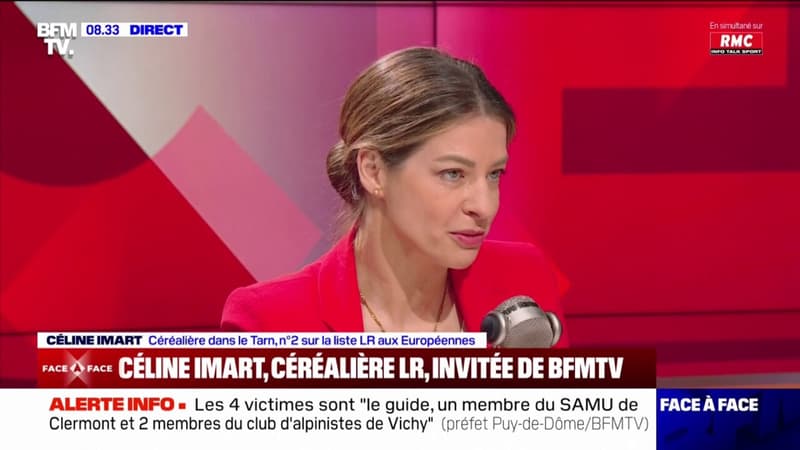 Céline Imart, candidate LR aux européennes: 