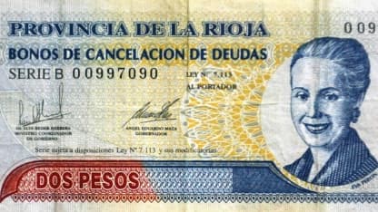 Le devise argentine chute