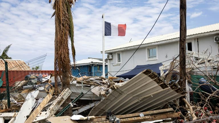 Les dégâts du cyclone Chido à Dzaoudzi, à Mayotte, le 28 décembre 2024