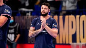 Elohim Prandi avec le PSG Handball en novembre 2021