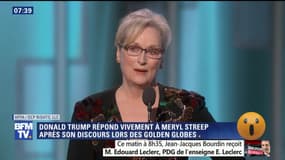 Golden Globes: Donald Trump répond violemment à Meryl Streep - 10/01