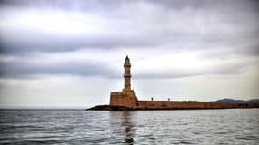 Le vieux port de La Canée, en Crète.