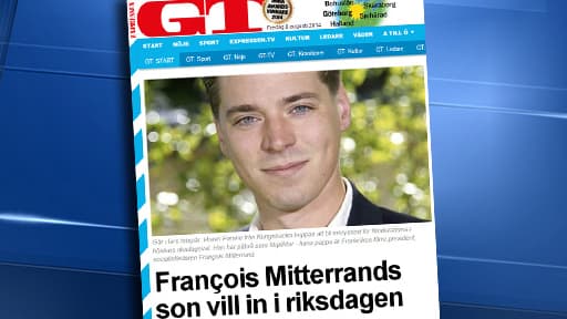 Hravn Forsne, candidat de centre-droit aux législatives en Suède, s'est présenté dans la presse locale vendredi comme le fils illégitime de François Mitterrand.
