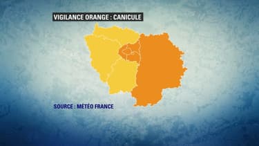 Paris, la petite couronne et la Seine-et-Marne sont en vigilance orange canicule.
