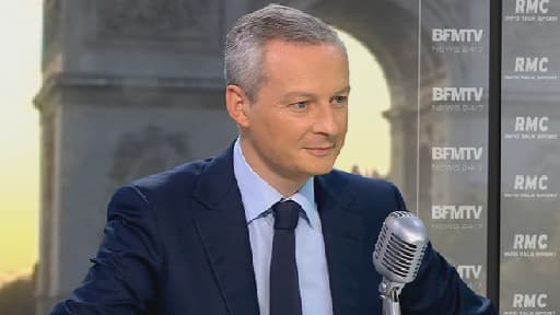 Le député UMP Bruno Le Maire sur le plateau de BFMTV le 7 octobre 2013