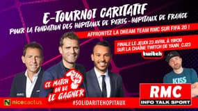 Affrontez la Dream Team RMC sur "FIFA 20" en soutien à la Fondation des Hôpitaux de Paris - Hôpitaux de France