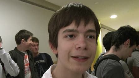 Maxime Parra, 14 ans, s'apprête à passer le bac scientifique.
