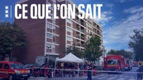 Un incendie s'est déclaré dans un immeuble d'habitation de 12 étages à L'Île-Saint-Denis, le 19 août