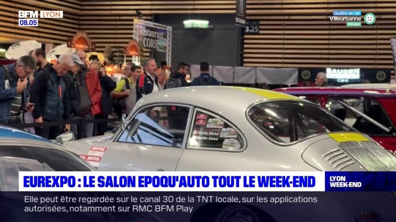 Lyon: le salon Epoqu'auto ravive la passion des férus d'automobile