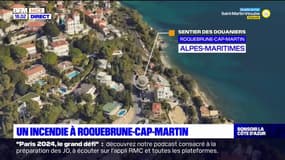 Alpes-Maritimes: un incendie se déclare à Roquebrune-Cap-Martin, 30 pompiers mobilisés