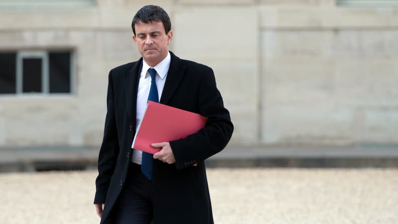 Manuel Valls à l'Elysée le 5 mars 2013
