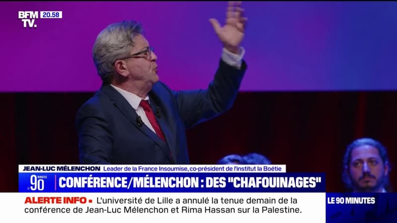Annulation de la conférence de LFI par l'université de Lille: Jean-Luc Mélenchon dénonce des 