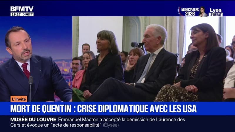 Crise diplomatique avec les États-Unis: Sébastien Chenu considère qu'un ambassadeur "doit se rendre aux convocations d'un ministre"