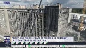 La Cité de la Coudraie en démolition à Poissy