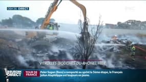 Incendies à Vitrolles: une trentaine d'hectares de végétation ont brûlé 