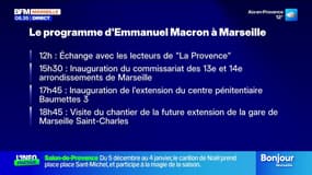 Le programme d'Emmanuel Macron à Marseille 