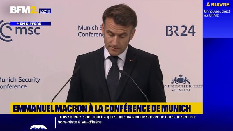 "Il n'y aura pas de paix sans les Européens": Emmanuel Macron souhaite que l'Europe soit incluse dans les négociations pour la paix en Ukraine