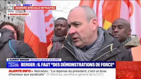 Laurent Berger (CFDT) sur les retraites: "Il faut peut-être aller vers la consultation des citoyens"