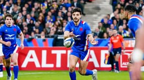 Romain Ntamack avec le XV de France, le 19 mars 2022