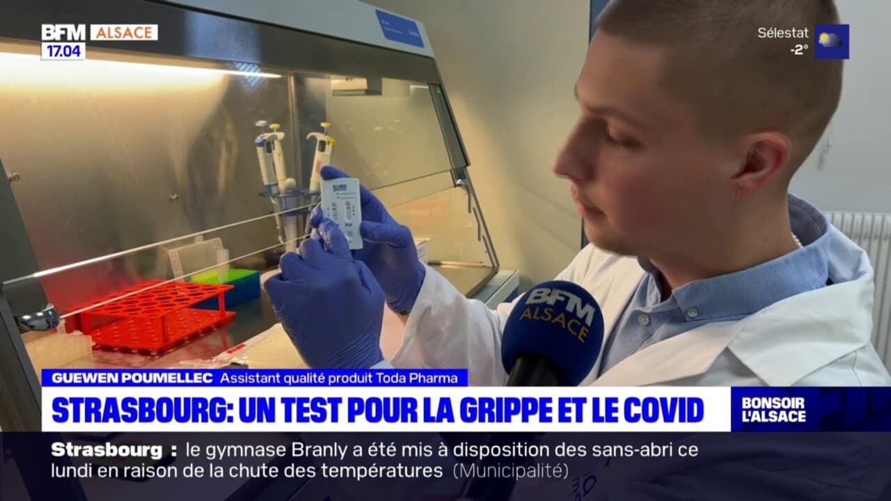 Strasbourg : l'un des premiers tests au monde qui détecte le Covid et la  grippe en même temps