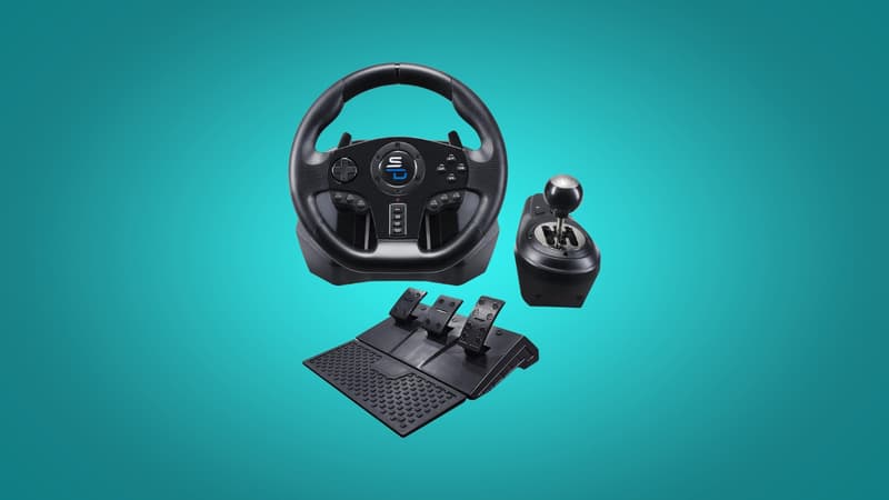 Conduisez comme un vrai pilote : ce volant de course pour gamer est à moins de 130€