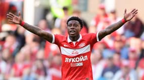 Quincy Promes, le 21 mai dernier, avec le Spartak Moscou