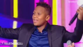 L'un des chanteurs des Kids United