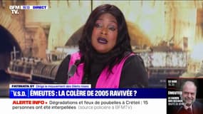 Émeutes: "On comprend votre colère, mais il y a d'autres manières de faire", Fatimata Sy (Gilets roses) lance un appel au calme après une nouvelle nuit de violences  