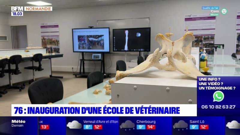 Inauguration de la nouvelle école vétérinaire UniLaSalle Rouen