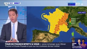 Orages: 28 départements placés en vigilance orange 