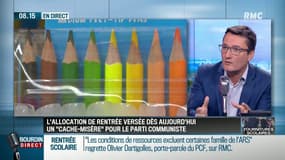 Sur RMC, le porte-parole du Parti communiste demande la gratuité des fournitures scolaires, des transports et de la cantine