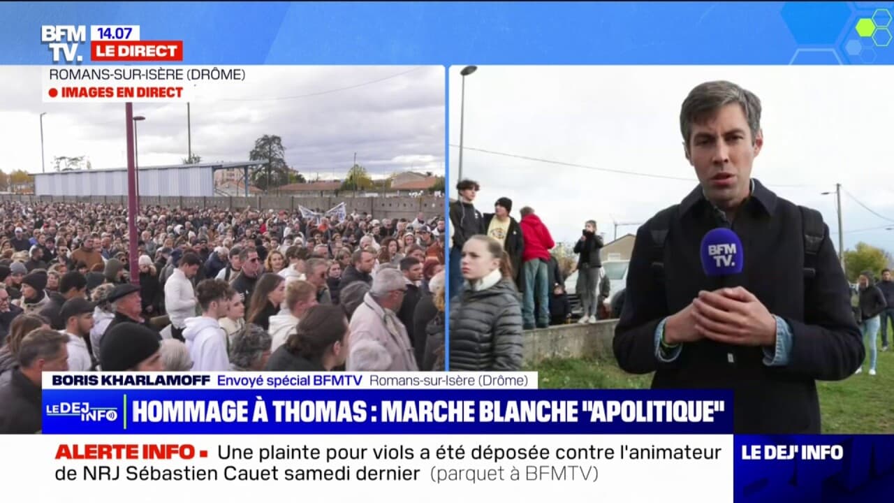 Crépol Lémotion Des Participants à La Marche Blanche En Hommage à