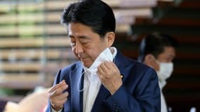 Le Premier ministre japonais Shinzo Abe, le 24 août 2020 à Tokyo