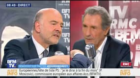 Pierre Moscovici: "Je souhaite que l'on reprenne un chemin de désendettement. Ne comparons pas le budget français et le budget italien." 