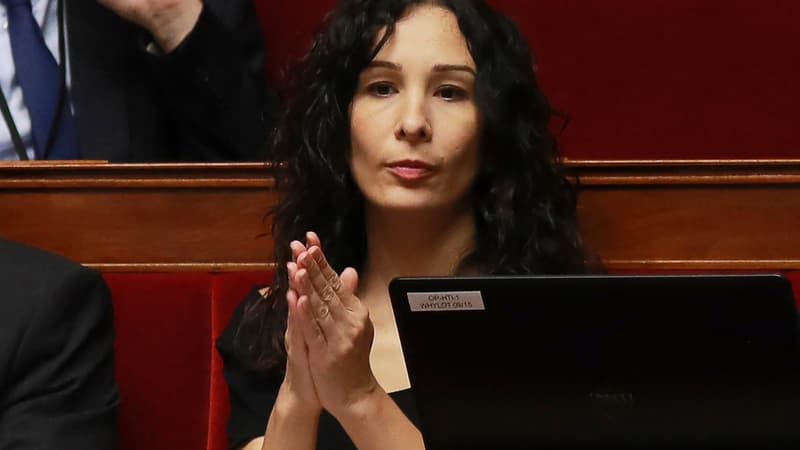 La députée Alexandra Louis, le 28 juillet 2017 à l'Assemblée nationale