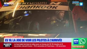 Rallye Monte-Carlo: des fans profitent de la course à l'arrivée des voitures