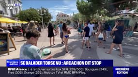 La ville d'Arcachon a décidé d'infliger une amende aux hommes qui se promènent torse nu
