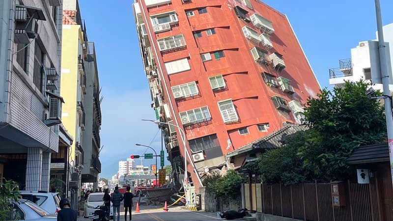 Taïwan: les images impressionnantes du séisme de magnitude 7,5 qui a frappé l'île