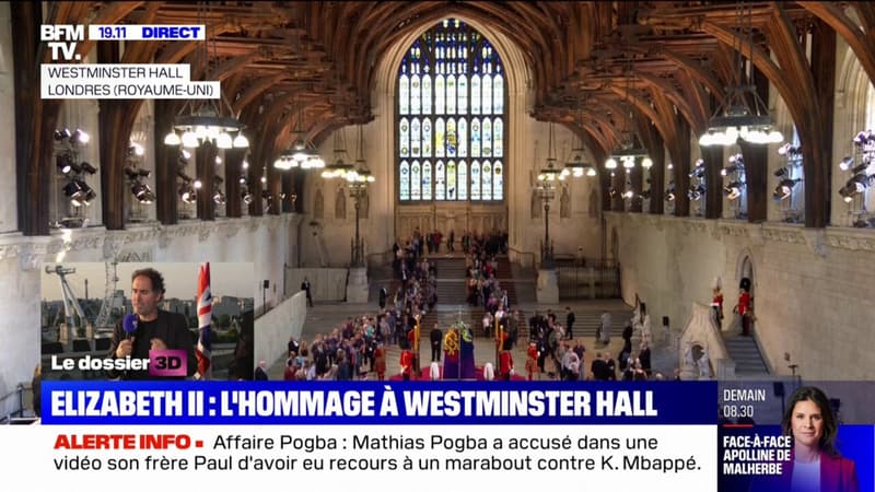 Environ 4km de file d'attente pour accéder au cercueil d'Elizabeth II à Westminster hall