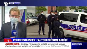 Herblay: "2 des 3 individus ont utilisé l'arme pour tirer sur les policiers", annonce le procureur de la République de Pontoise