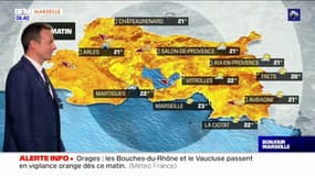 Météo Bouches-du-Rhône: attention aux orages ce mercredi