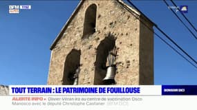 Tout Terrain: avec des habitants qui participent à la réhabilitation de l'église de Fouillouse