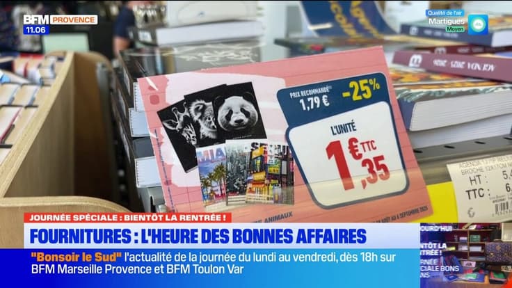 Journée spéciale " bientôt la rentrée ! " Fourniture : l'heure des bonnes affaires