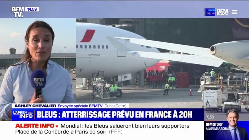 Coupe du monde au Qatar: l'atterrissage des Bleus en France prévu à 20h